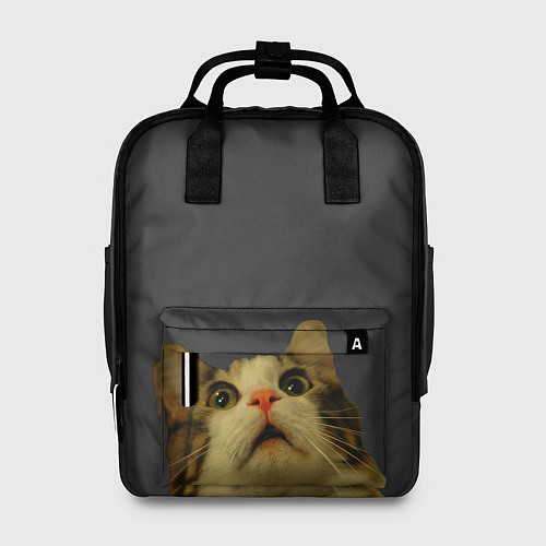Женский рюкзак Коте смотрит вверх / 3D-принт – фото 1