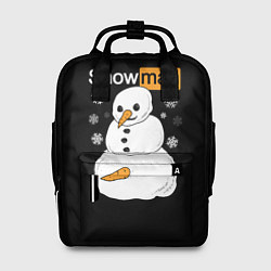 Рюкзак женский Снеговик, цвет: 3D-принт