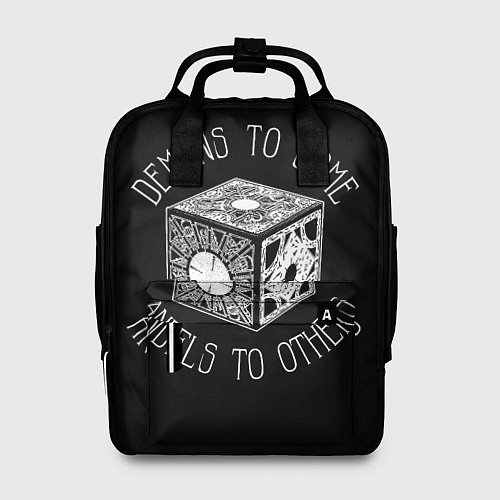 Женский рюкзак Lemarshans box / 3D-принт – фото 1