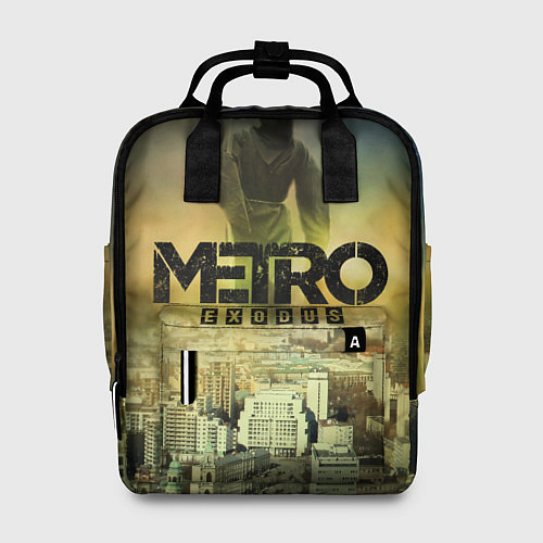 Женский рюкзак Metro logo / 3D-принт – фото 1