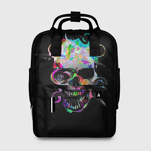 Женский рюкзак ЧЕРЕП / 3D-принт – фото 1