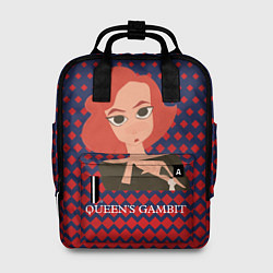 Рюкзак женский Queens Gambit Ход Королевы, цвет: 3D-принт