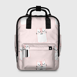 Рюкзак женский Коты, цвет: 3D-принт