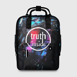 Рюкзак женский Правда внутри, цвет: 3D-принт
