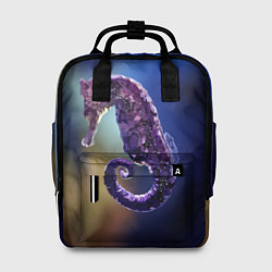 Рюкзак женский Морской конёк, цвет: 3D-принт