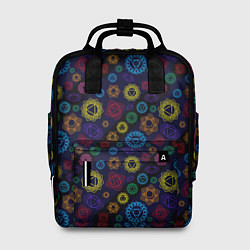 Рюкзак женский Чакры, цвет: 3D-принт