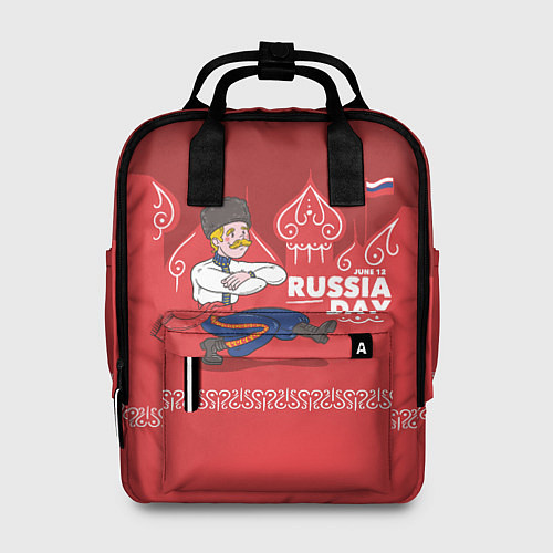 Женский рюкзак День России / 3D-принт – фото 1