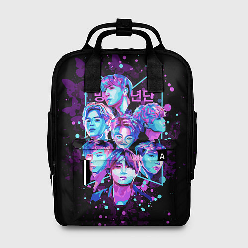 Женский рюкзак BTS / 3D-принт – фото 1