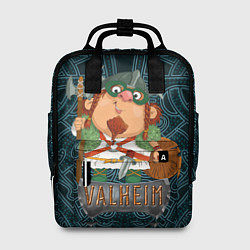 Рюкзак женский Valheim веселый викинг, цвет: 3D-принт