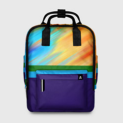 Рюкзак женский Размытие, цвет: 3D-принт