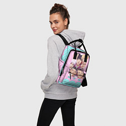Рюкзак женский BTS совместный портрет арт, цвет: 3D-принт — фото 2