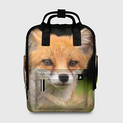 Рюкзак женский Мордочка лисицы, цвет: 3D-принт