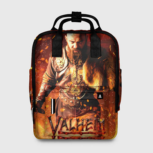 Женский рюкзак Valheim Викинг в огне / 3D-принт – фото 1