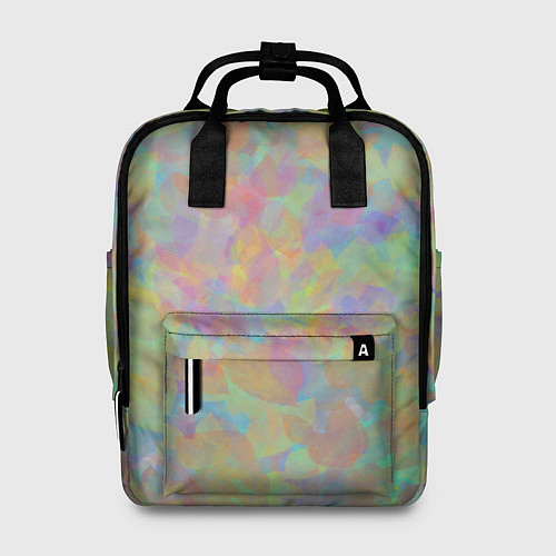 Женский рюкзак Цветные лепестки / 3D-принт – фото 1
