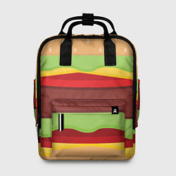 Рюкзак женский Бутерброд, цвет: 3D-принт