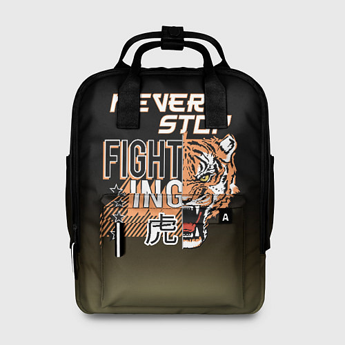Женский рюкзак FIGHT TIGER тигр боец / 3D-принт – фото 1