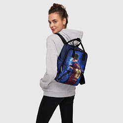 Рюкзак женский Leo Messi Лео Месси 10, цвет: 3D-принт — фото 2