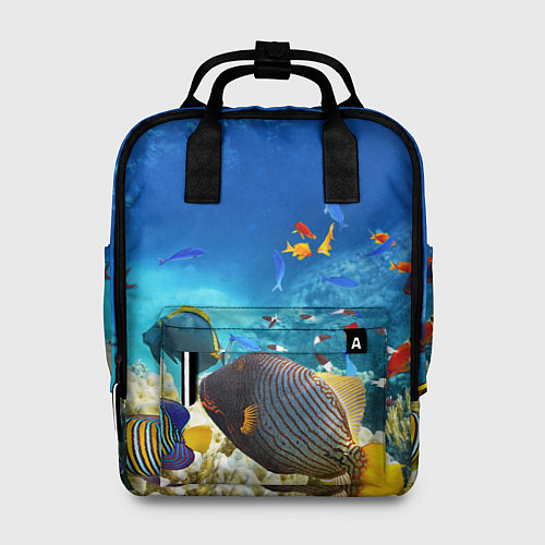 Женский рюкзак Морской мир / 3D-принт – фото 1