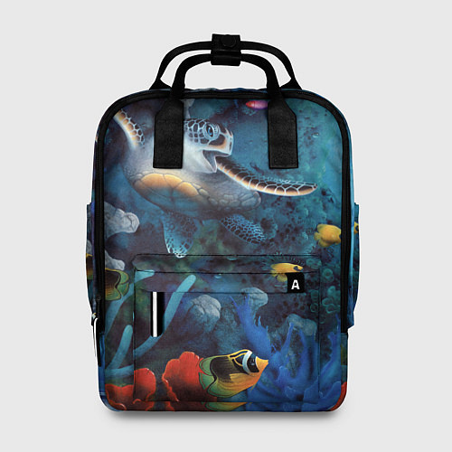 Женский рюкзак Морская черепаха / 3D-принт – фото 1