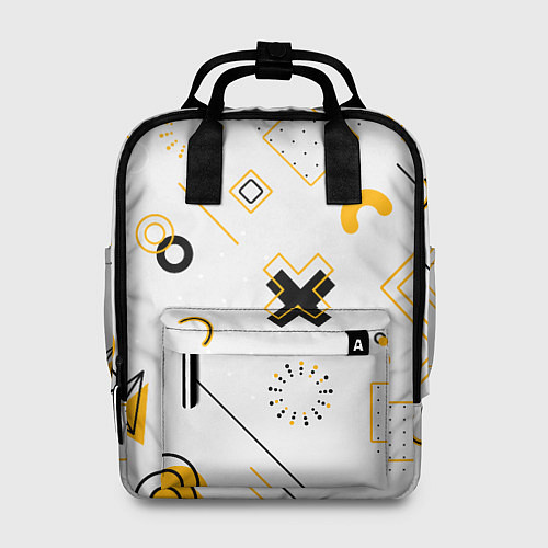 Женский рюкзак Геометрический узор / 3D-принт – фото 1