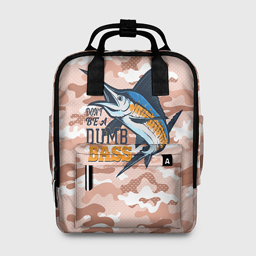 Женский рюкзак Туристическая рыбалка / 3D-принт – фото 1