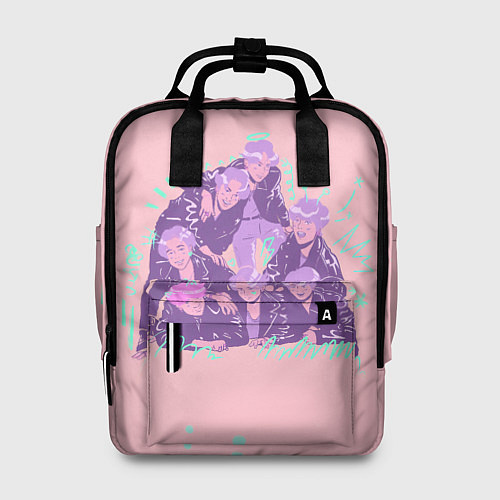 Женский рюкзак BTS Band / 3D-принт – фото 1