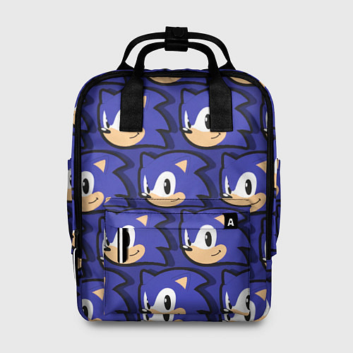 Женский рюкзак Sonic pattern / 3D-принт – фото 1