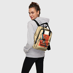 Рюкзак женский Челюсти, цвет: 3D-принт — фото 2