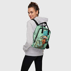 Рюкзак женский Люблю граффити, цвет: 3D-принт — фото 2