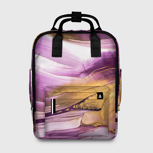 Женский рюкзак Наслоение красок / 3D-принт – фото 1