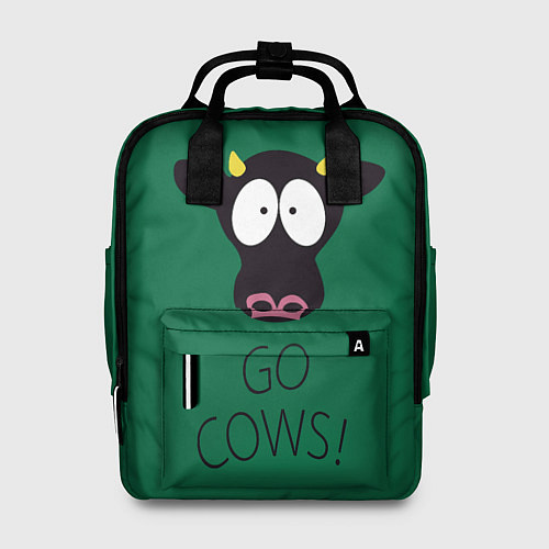 Женский рюкзак Go Cows / 3D-принт – фото 1