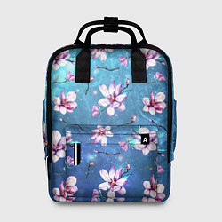 Рюкзак женский Вечер с магнолией, цвет: 3D-принт