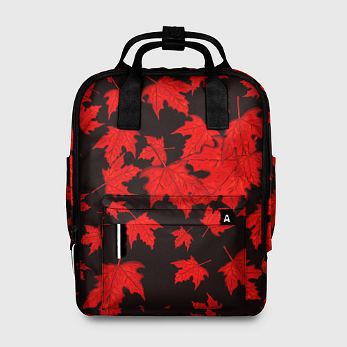 Женский рюкзак Осенние листья / 3D-принт – фото 1