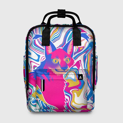 Женский рюкзак Floppa Art / 3D-принт – фото 1