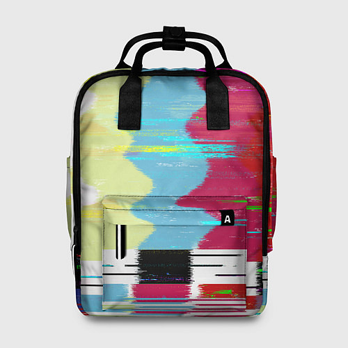 Женский рюкзак TV glitch / 3D-принт – фото 1