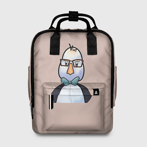 Женский рюкзак Умная птица / 3D-принт – фото 1