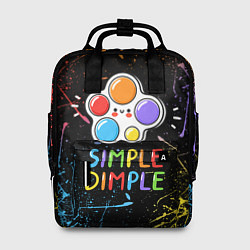 Рюкзак женский SIMPLE DIMPLE ИГРУШКА, цвет: 3D-принт