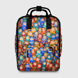 Рюкзак женский Матрёшки, цвет: 3D-принт