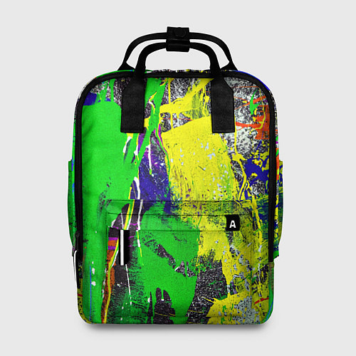 Женский рюкзак Брызги красок Grunge Paints / 3D-принт – фото 1