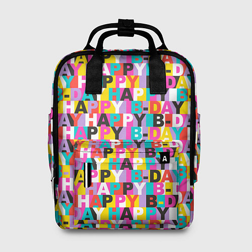 Женский рюкзак Happy Birthday / 3D-принт – фото 1