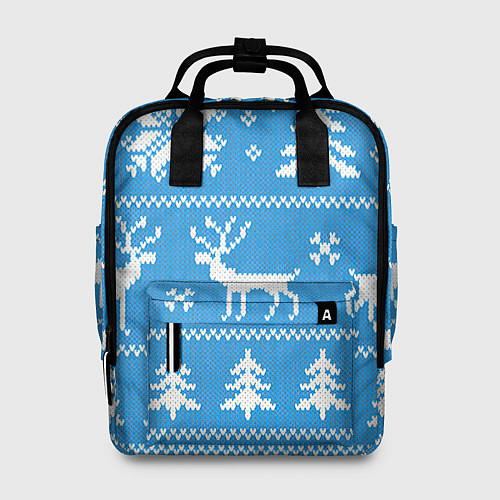 Женский рюкзак Зимняя ночь / 3D-принт – фото 1