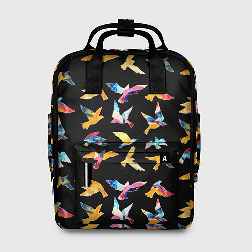 Женский рюкзак Акварельные птица / 3D-принт – фото 1