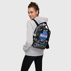 Рюкзак женский НАСА НОВЫЙ ГОД, цвет: 3D-принт — фото 2