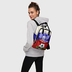 Рюкзак женский Российский футбол, цвет: 3D-принт — фото 2