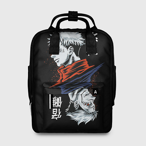 Женский рюкзак ИТАДОРИ СУКУНА ITADORI SUKUNA МАГИЧЕСКАЯ БИТВА / 3D-принт – фото 1