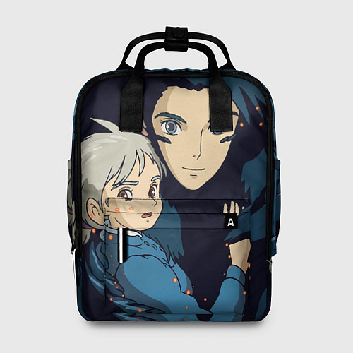 Женский рюкзак Ходячий замок Софи и Хаул летят / 3D-принт – фото 1