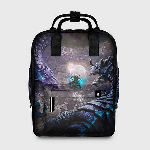 Женский рюкзак В окружении драконов / 3D-принт – фото 1