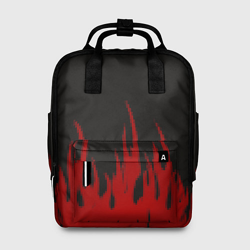 Женский рюкзак Pixel Fire / 3D-принт – фото 1