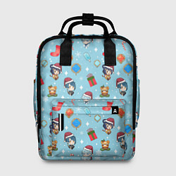 Рюкзак женский GI Christmas Pattern, цвет: 3D-принт