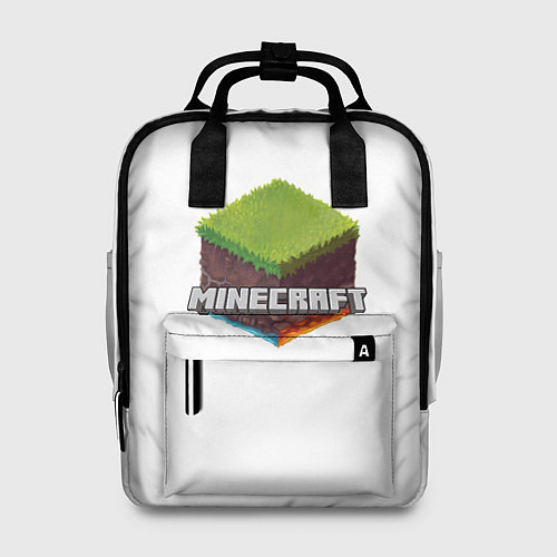 Женский рюкзак Minecraft кубик / 3D-принт – фото 1